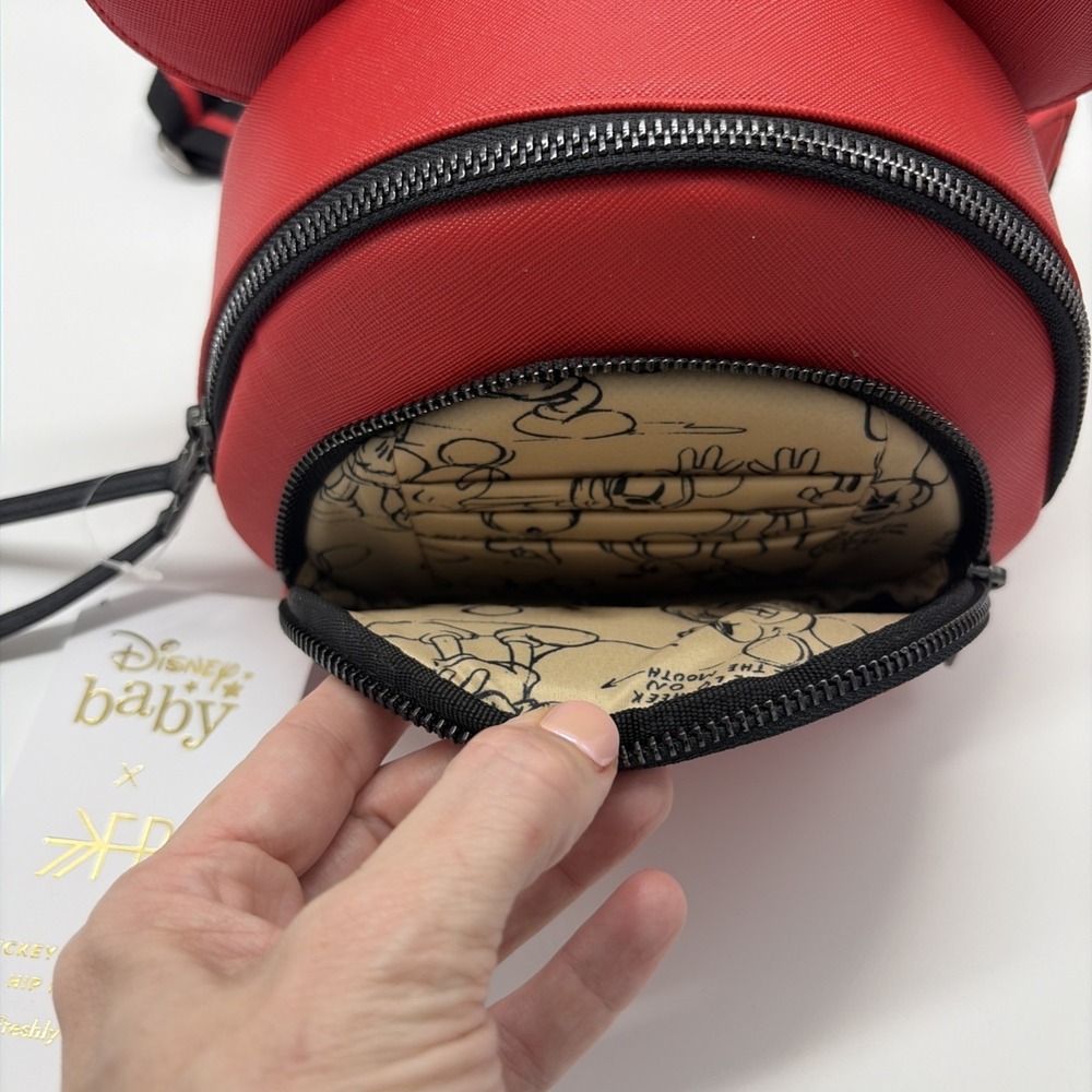 Freshly Picked Mickey Anaheim Fanny Pack Belt Bag Walt Disney World Red - Picture 3 of 6